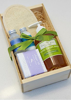 luxury spa gift basket