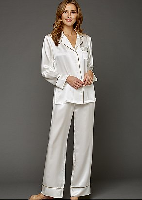 Paradise Found Silk Pajamas