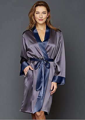 Simplicity Silk Short Robe