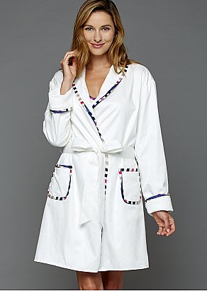 J'Adore Cotton Short Spa Robe