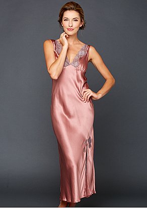 Perfect Indulgence Silk Long Nightgown