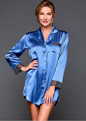 Dream on Silk Sleepshirts