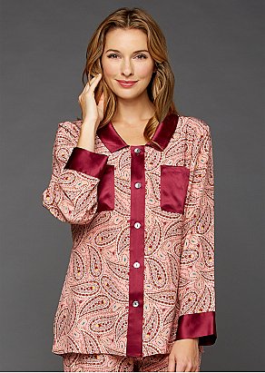 My Newest Crush Silk Pajama Top