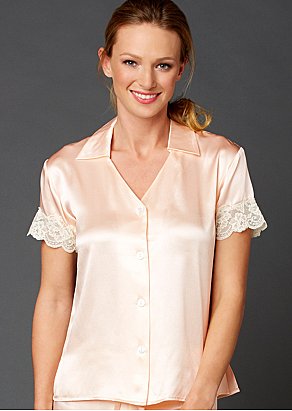 Tresor Delice Silk Pajama Top