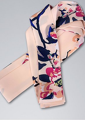 Rhapsody in Silk Skinny Scarf