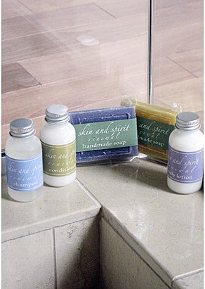 luxury travel size bath and body