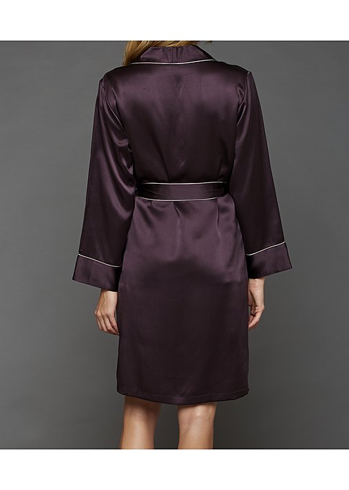 The Splendid Silk Short Robe Julianna Rae