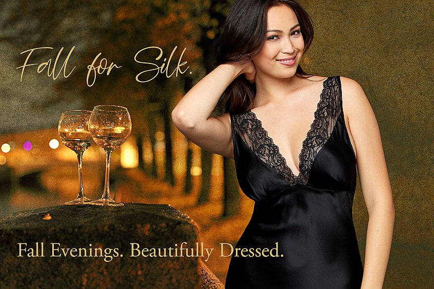 luxury sleepwear for fall!