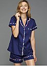 J'Adore Short Sleeve Cotton PJ Top